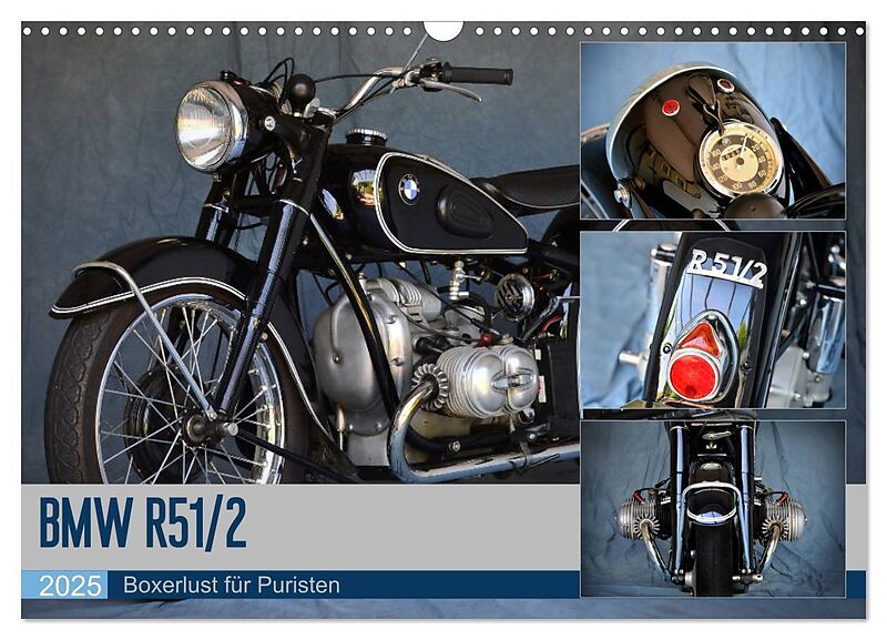 BMW R 51/2 (Wandkalender 2025 DIN A3 quer), CALVENDO Monatskalender