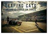 Kalender Leaping Cats - Jaguar E-Types on Track (Wandkalender 2025 DIN A3 quer), CALVENDO Monatskalender von Johann Hinrichs
