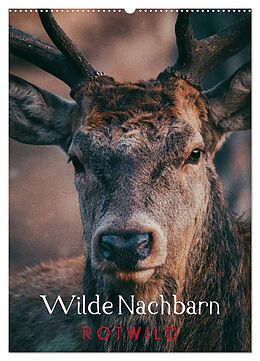 Kalender Wilde Nachbarn: Rotwild (Wandkalender 2025 DIN A2 hoch), CALVENDO Monatskalender von Chris Payne