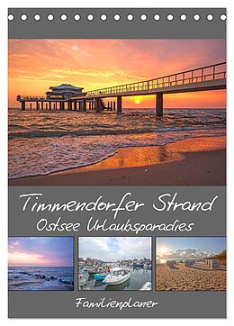 Kalender Timmendorfer Strand - Ostsee Urlaubsparadies (Tischkalender 2025 DIN A5 hoch), CALVENDO Monatskalender von Andrea Potratz