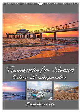 Kalender Timmendorfer Strand - Ostsee Urlaubsparadies (Wandkalender 2025 DIN A3 hoch), CALVENDO Monatskalender von Andrea Potratz