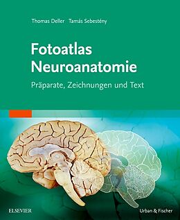 Kartonierter Einband Fotoatlas Neuroanatomie von Thomas Deller, Tamás Sebestény