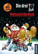 Kartonierter Einband Die drei ??? Kids Weihnachtsrätselbuch von Ulf Blanck, Boris Pfeiffer