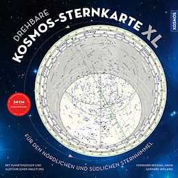 Kartographisches Material Drehbare Kosmos-Sternkarte XL von Hermann-Michael Hahn, Gerhard Weiland