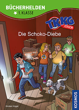 Fester Einband TKKG Junior, Bücherhelden 1. Klasse, Die Schoko-Diebe von Kirsten Vogel