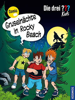 Kartonierter Einband Die drei ??? Kids Gruselnächte in Rocky Beach von Björn Springorum