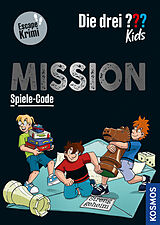 Kartonierter Einband Die drei ??? Kids, Mission Spiele-Code von Nina Schiefelbein