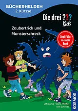 Fester Einband Die drei ??? Kids, Bücherhelden 2. Klasse, Doppelband 1, Zaubertrick und Monsterschreck von Boris Pfeiffer, Ulf Blanck
