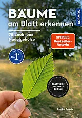 Kartonierter Einband (Kt) Bäume am Blatt erkennen - 78 Laub- und Nadelgehölze. Blätter in Originalgröße von Meike Bosch