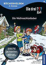Kartonierter Einband Die drei ??? Kids, Bücherhelden 2. Klasse, Die Weihnachtsräuber von Anne Scheller
