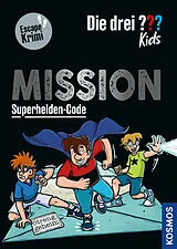 Kartonierter Einband Die drei ??? Kids, Mission Superhelden-Code von Nina Schiefelbein