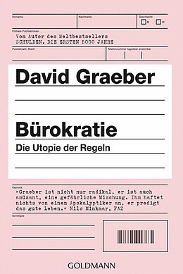 Kartonierter Einband (Kt) Bürokratie von David Graeber