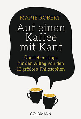 Couverture cartonnée Auf einen Kaffee mit Kant de Marie Robert