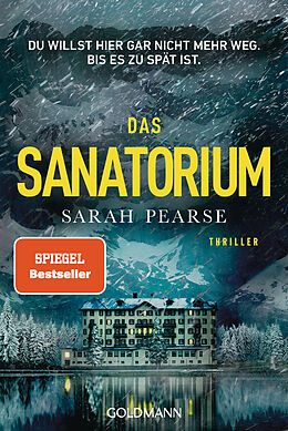 Kartonierter Einband Das Sanatorium von Sarah Pearse