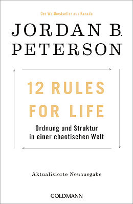 Kartonierter Einband 12 Rules For Life von Jordan B. Peterson