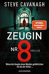 Kartonierter Einband Zeugin Nr. 8 von Steve Cavanagh