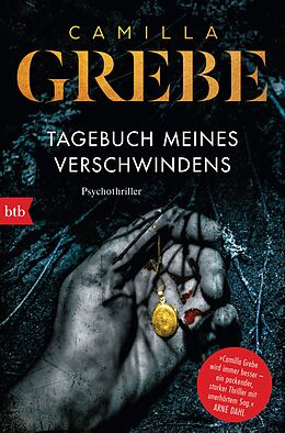 Kartonierter Einband Tagebuch meines Verschwindens von Camilla Grebe