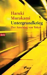 Kartonierter Einband Untergrundkrieg von Haruki Murakami