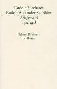 Fester Einband Gesammelte Briefe von Rudolf Borchardt