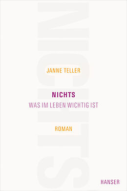 Kartonierter Einband Nichts von Janne Teller