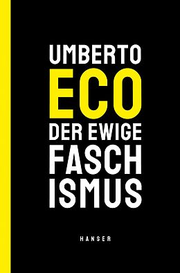 Fester Einband Der ewige Faschismus von Umberto Eco