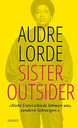 Fester Einband Sister Outsider von Audre Lorde