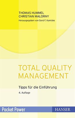 Kartonierter Einband Total Quality Management von Thomas Hummel, Christian Malorny