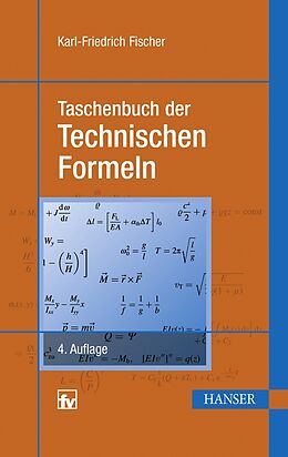 Fester Einband Taschenbuch der Technischen Formeln von 