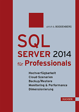 E-Book (pdf) SQL Server 2014 für Professionals von Ulrich B. Boddenberg