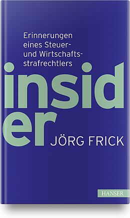 Fester Einband Insider von Jörg Frick