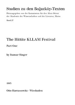 Kartonierter Einband The Hittite KI. LAM Festival von Itamar Singer