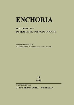 Kartonierter Einband Enchoria 13 (1985) von 