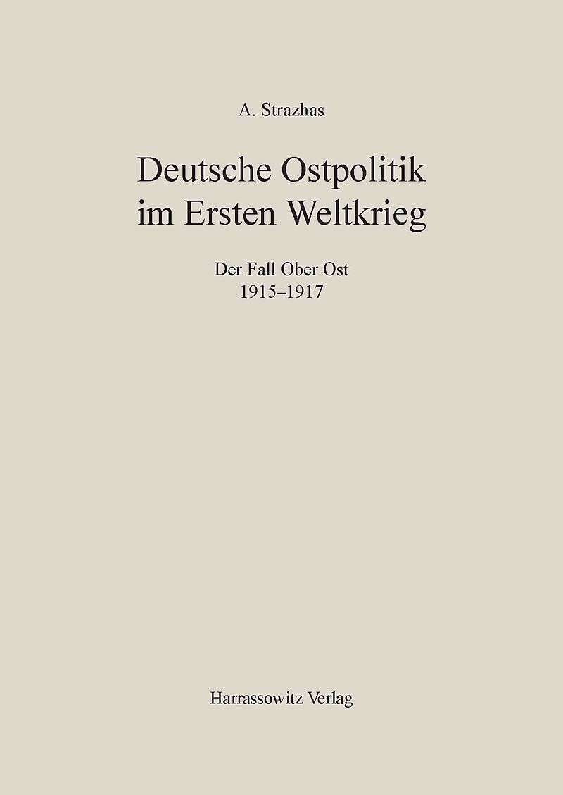 Deutsche Ostpolitik im Ersten Weltkrieg