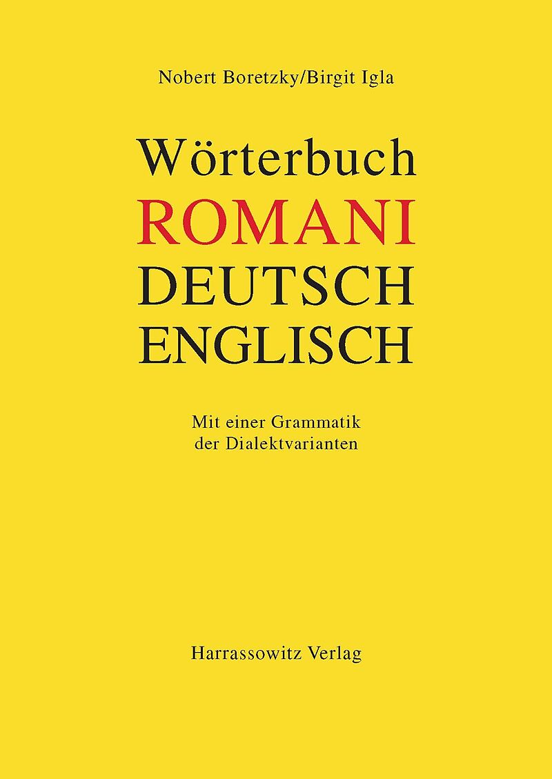 Wörterbuch Romani - Deutsch - Englisch für den südosteuropäischen Raum