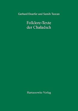 Kartonierter Einband Folklore-Texte der Chaladsch von Gerhard Doerfer, Semih Tezcan