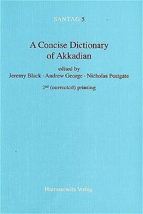 A Concise Dictionary of Akkadian