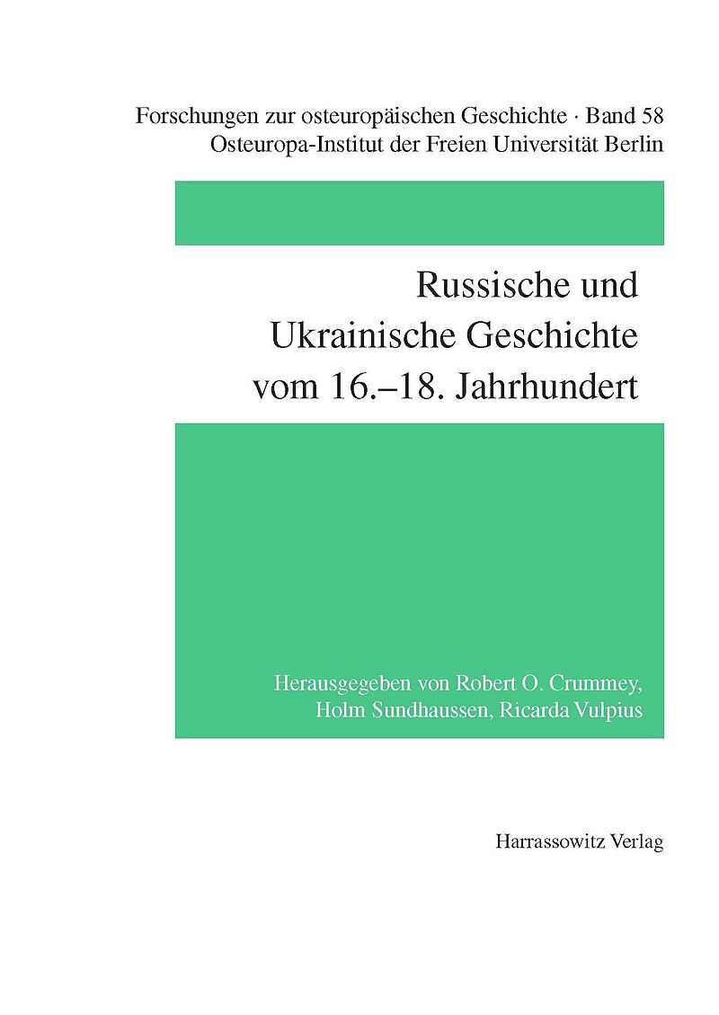 Russische und Ukrainische Geschichte vom 16.-18. Jahrhundert