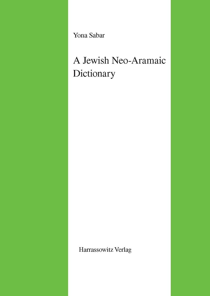 A Jewish Neo-Aramaic Dictionary