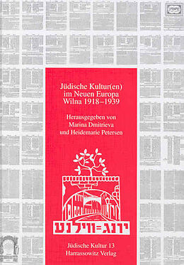 Kartonierter Einband Jüdische Kultur im Neuen Europa - Wilna 1918-1939 von 