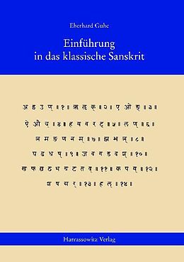 Kartonierter Einband Einführung in das klassische Sanskrit von Eberhard Guhe