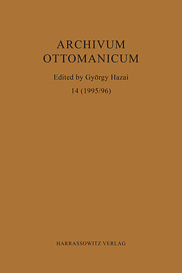 Kartonierter Einband Archivum Ottomanicum 14 (1995/1996) von 