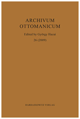 Kartonierter Einband Archivum Ottomanicum 26 (2009) von 