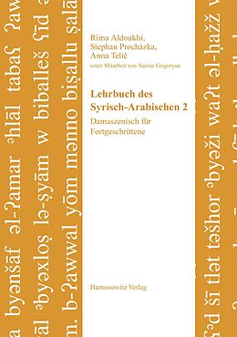 Couverture cartonnée Lehrbuch des Syrisch-Arabischen 2 de Stephan Prochazka, Rima Aldoukhi, Anna Telic