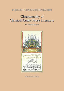 Couverture cartonnée Chrestomathy of Classical Arabic Prose Literature de 