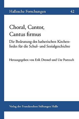 Notenblätter Choral, Cantor, Cantus firmus von Ute Poetzsch