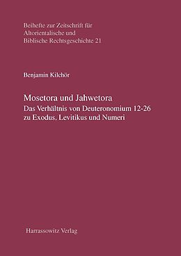 Fester Einband Mosetora und Jahwetora von Benjamin Kilchör