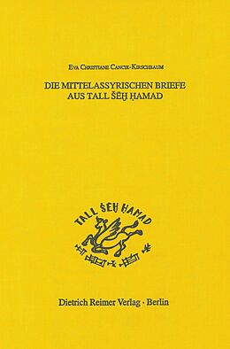 Leinen-Einband Die mittelassyrischen Briefe aus Tall  amad von Eva Christiane Cancik-Kirschbaum