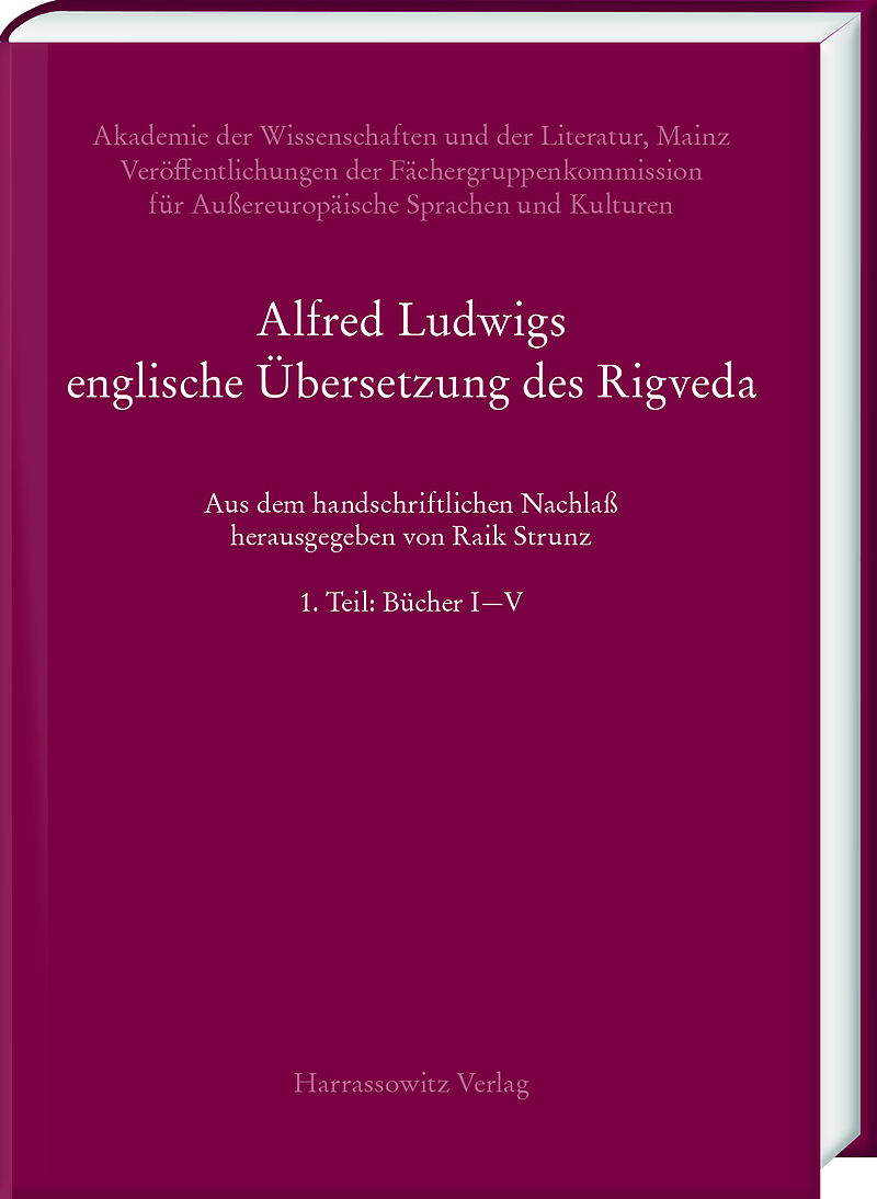 Alfred Ludwigs englische Übersetzung des Rigveda (18861893)