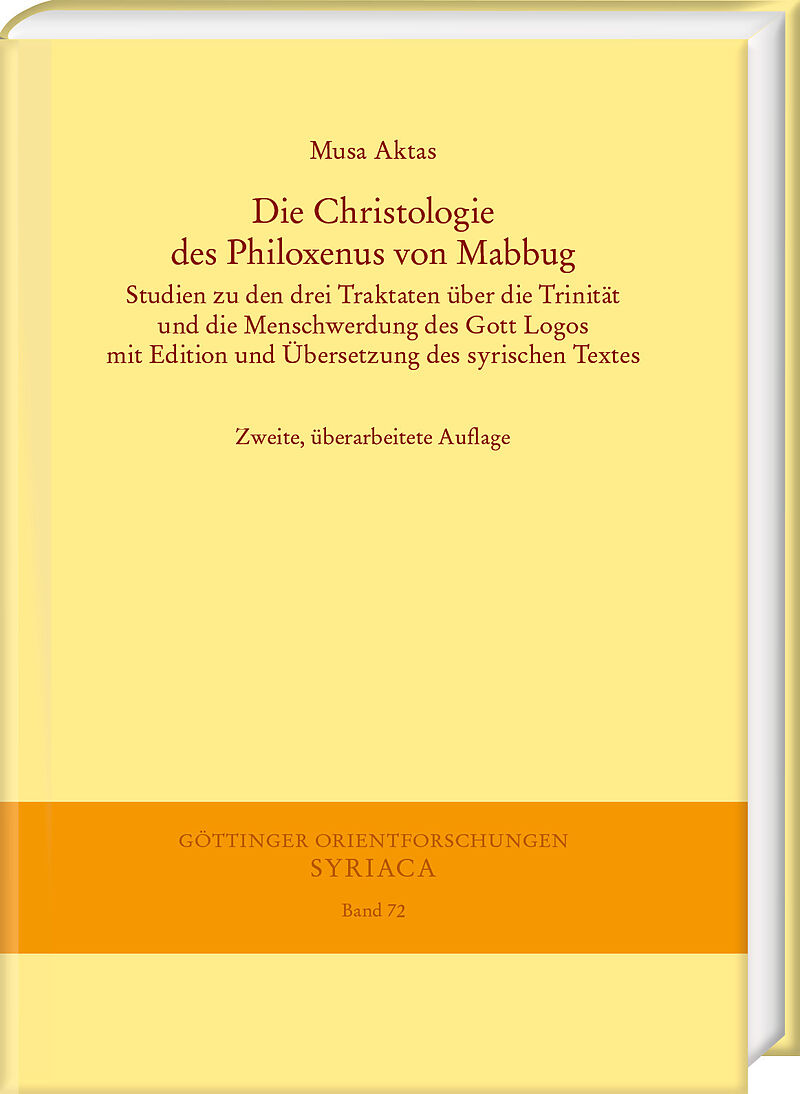 Die Christologie des Philoxenus von Mabbug