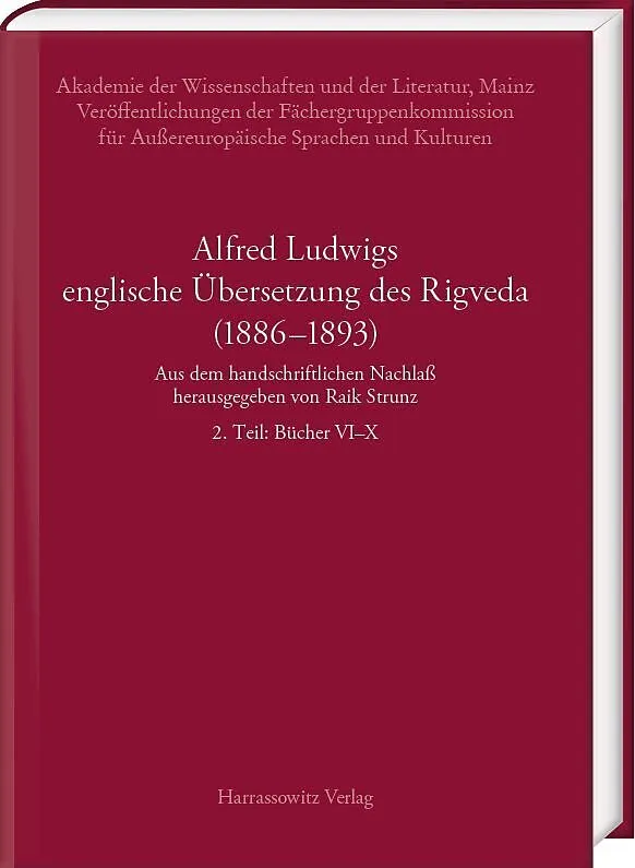 Alfred Ludwigs englische Übersetzung des Rigveda (18861893)